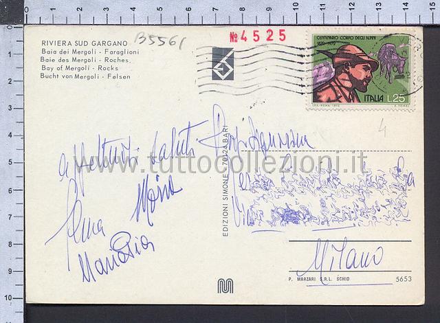 Collezionismo di storia postale buste viaggiate affrancatura tariffe postali degli anni 1970-79
